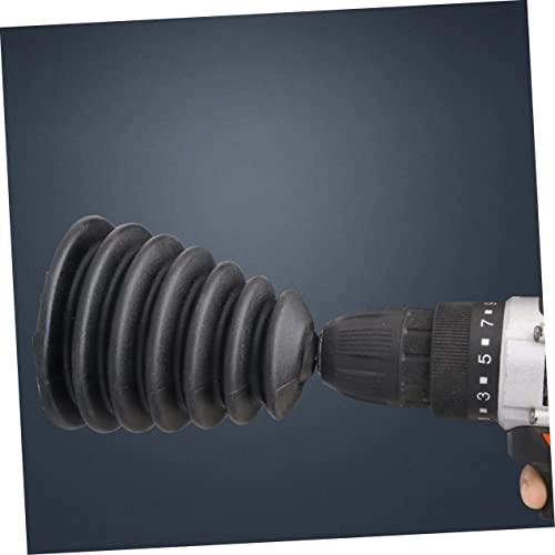 Dust Cover for Electric Drill - 6pcs Black 11.00X8.50X8.50cm
