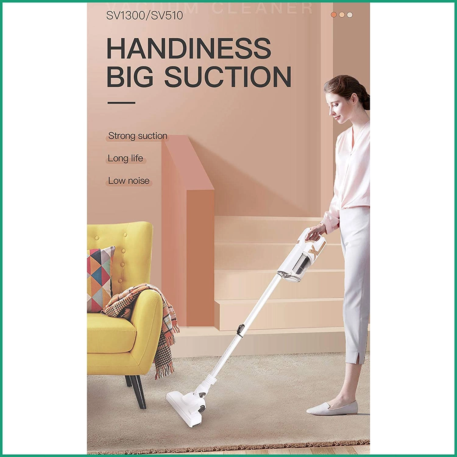 Cordless Handheld Vacuum Cleaner - 700W 13000Pa