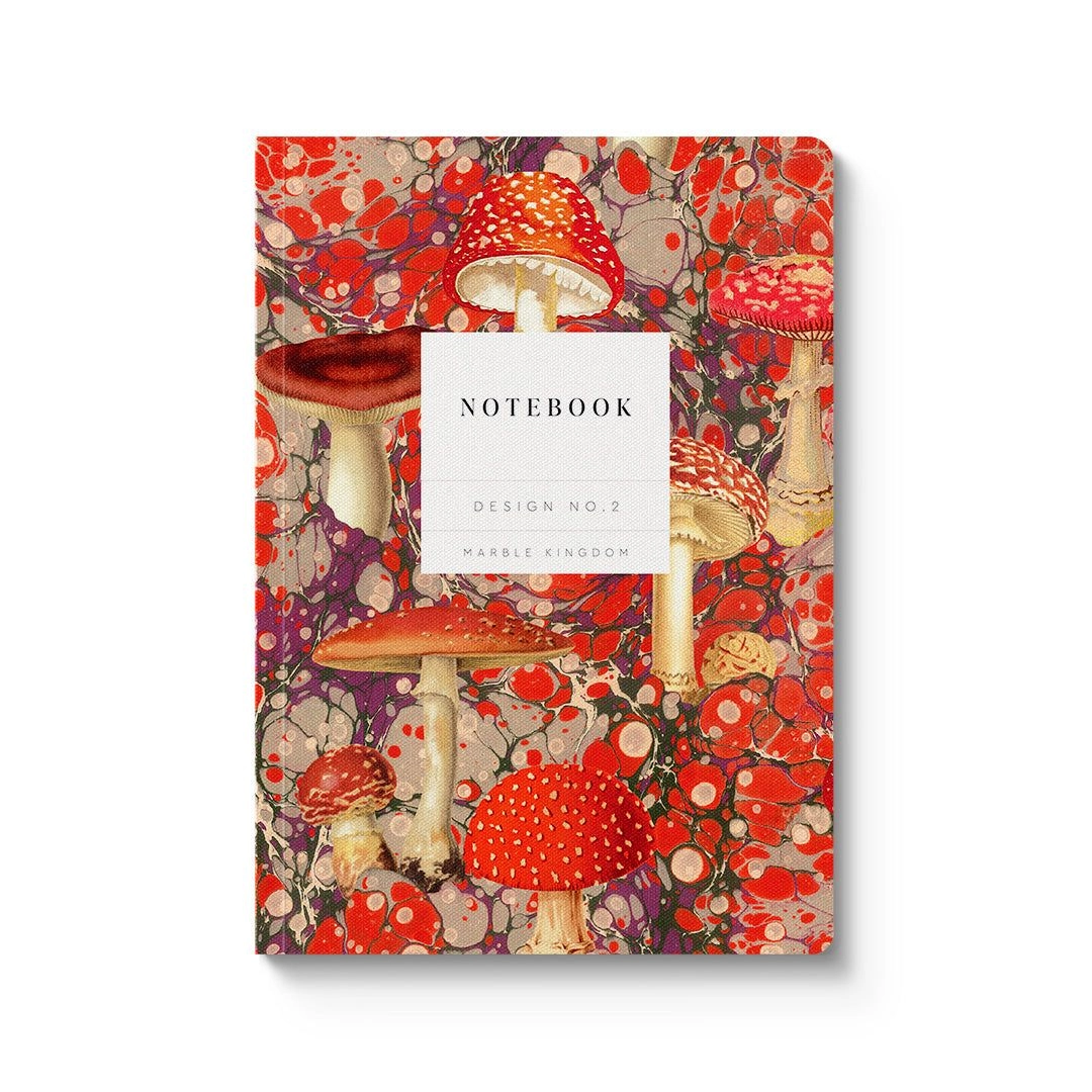Ohh Deer Marble Fungi Perfect Bound Notebook A5 Softcover