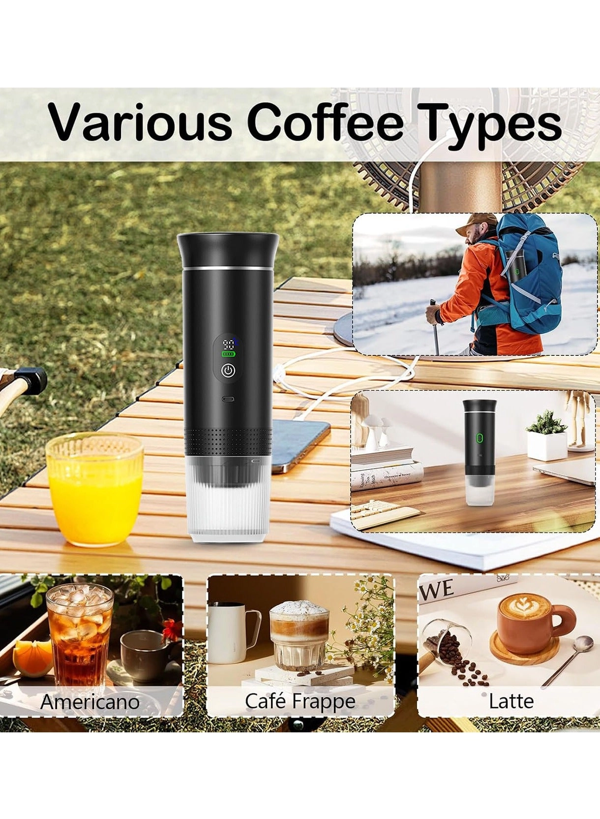 3-in-1 Espresso Machine - 1.7oz ground coffee NS & DG capsules