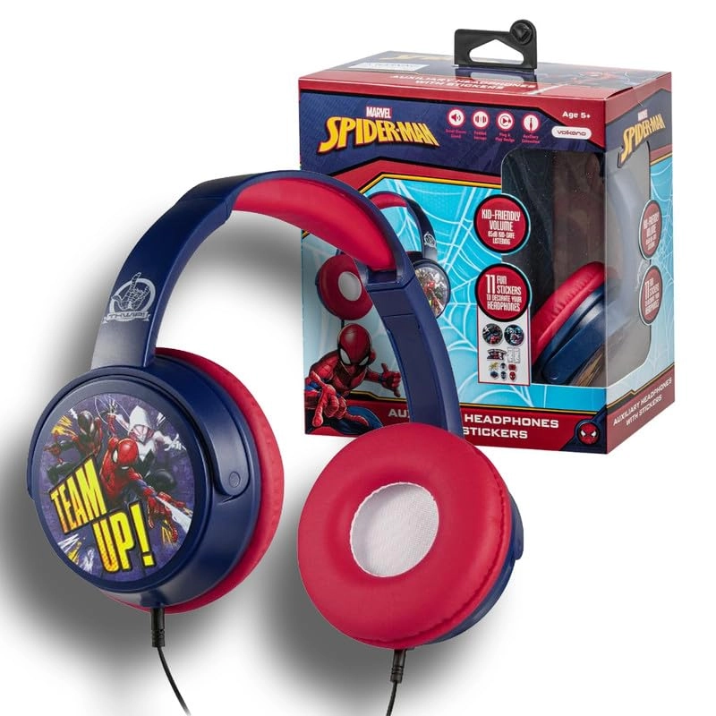 Spiderman On-Ear Headphones Wired Headphone