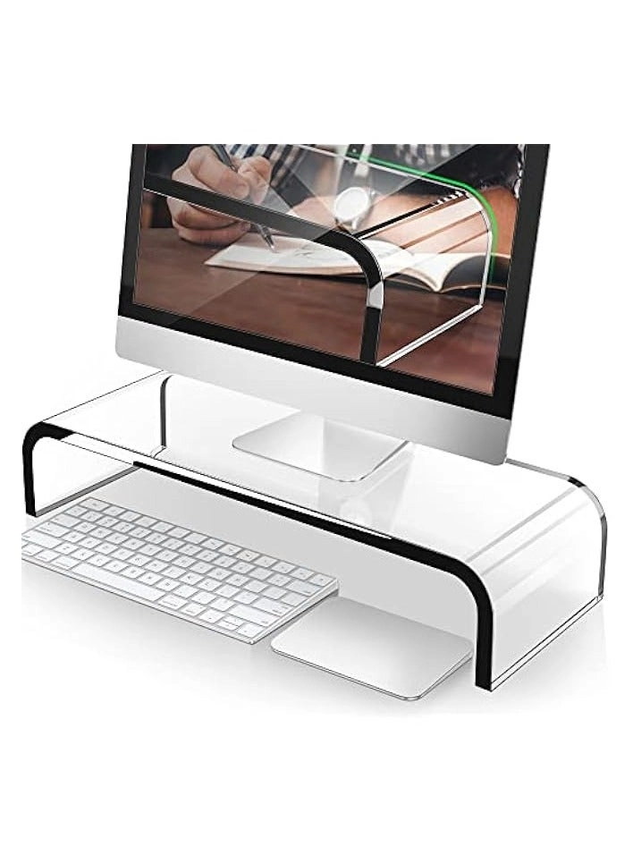 Monitor Stand - Acrylic Clear