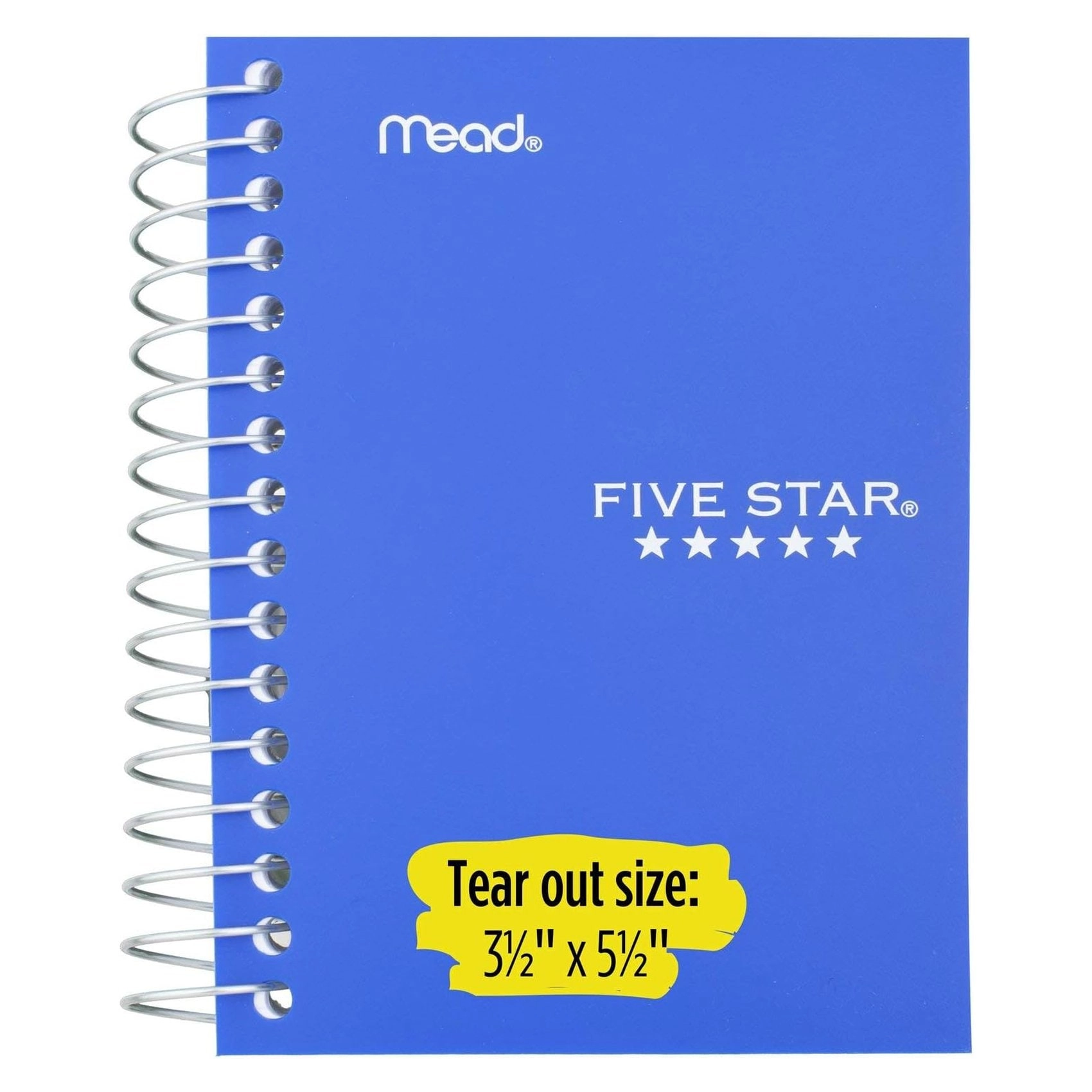 5 Star College Ruled Notebook - Lined 200 Sheets