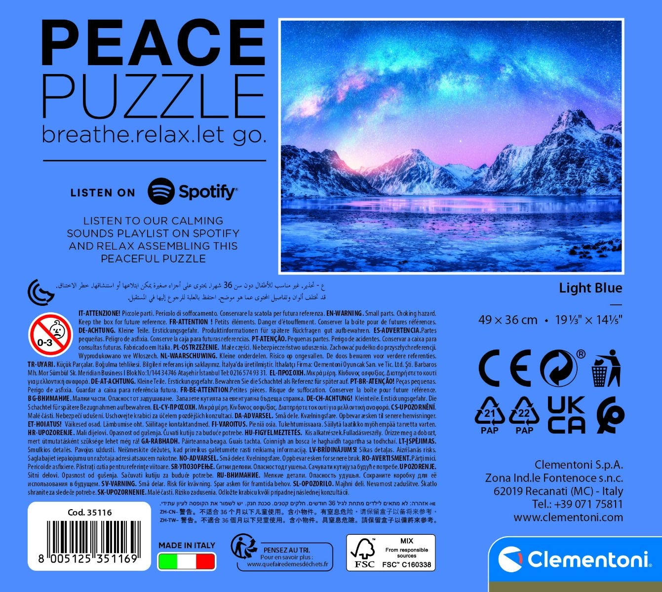 Peace Puzzle (AL-35116) - 500 pcs