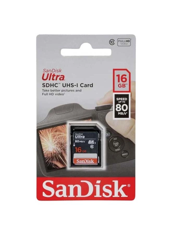 Ultra SDHC Memory Card - 16GB