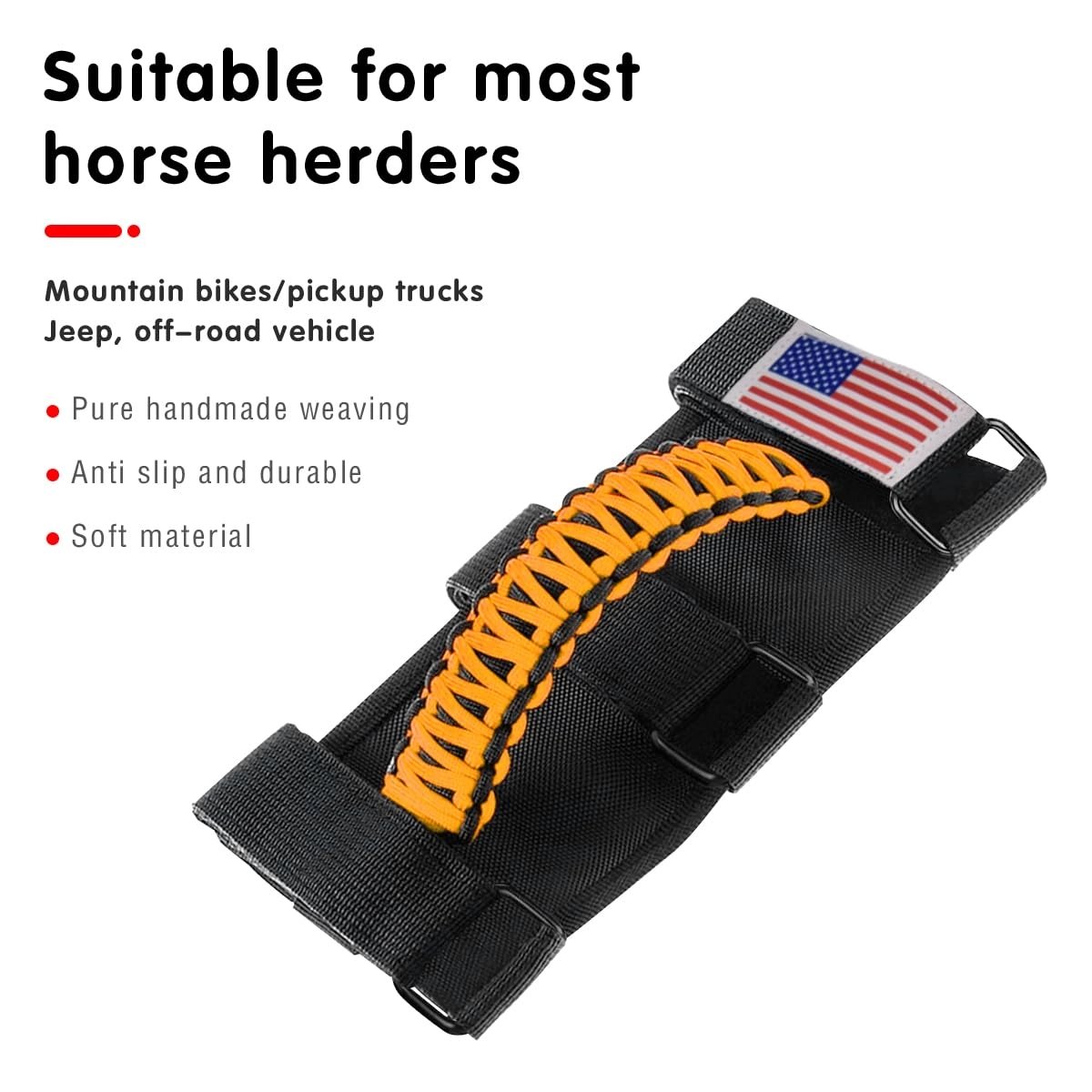 Roll Bar Grab Handles - 4PCS Orange