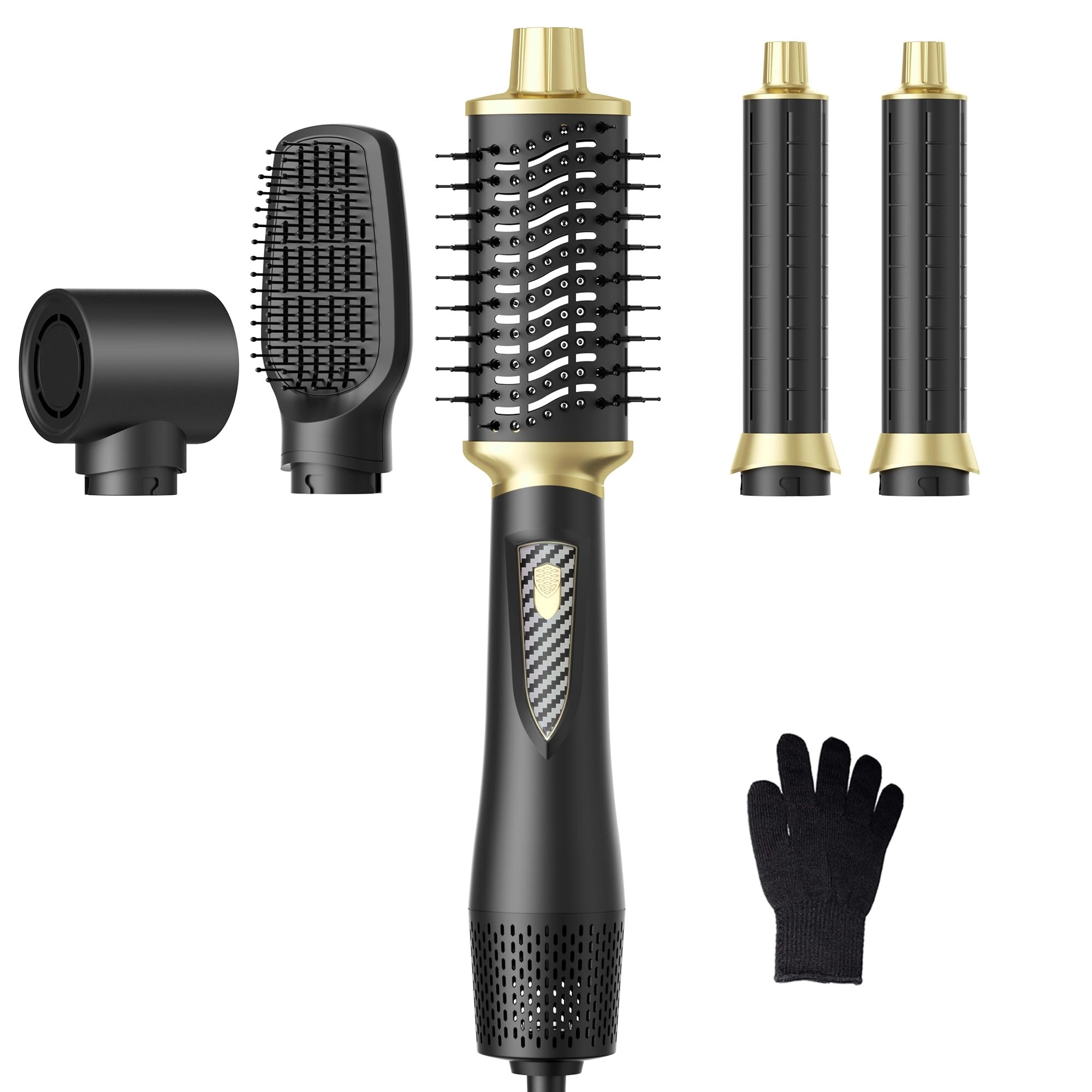 Atopskins 5 in 1 Blow Dryer Brush Set - 1000W Ionic 3-Speed