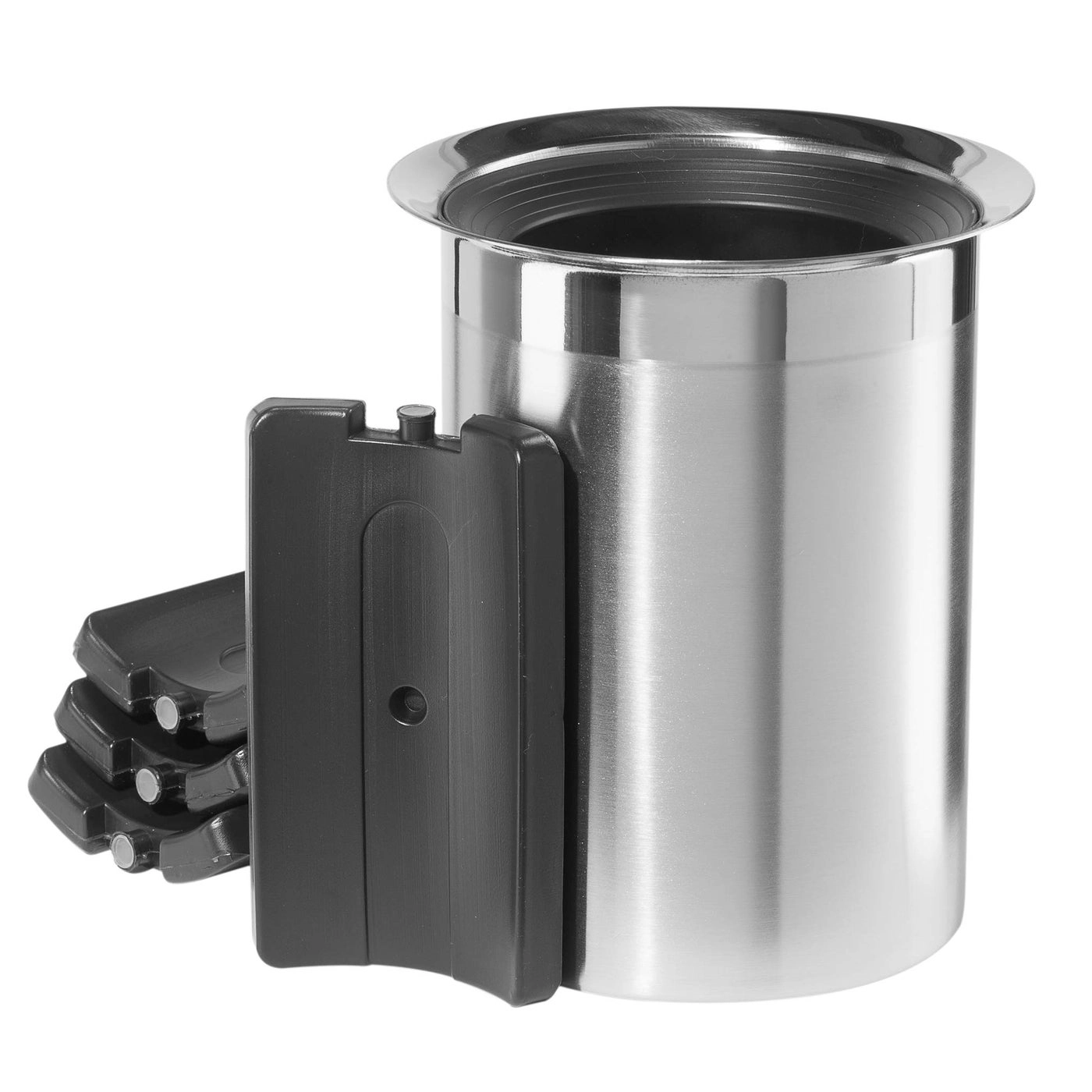 Oggi Wine Cooler - stainless steel single bottle freezer inserts