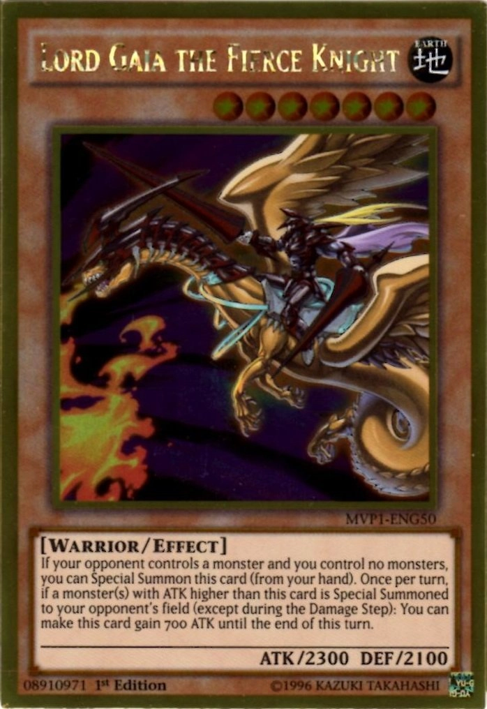 Yu-Gi-Oh! Lord Gaia the Fierce Knight MVP1-ENG50 - ENG