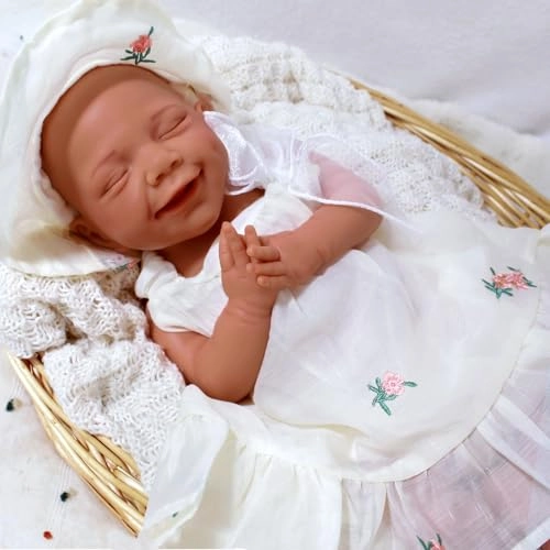 Reborn Baby Doll - 43cm Silicone Sleeping