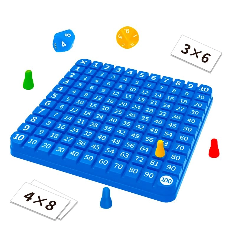 SMYLLO Math Multiplication Board Game - 3+