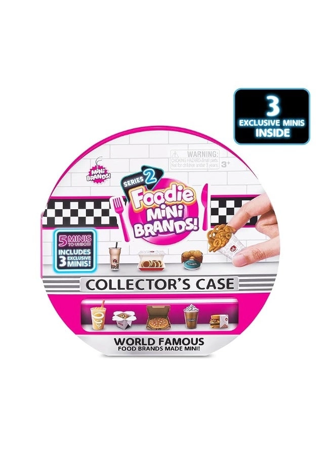 Mini Brands Foodie Series 2 Collector's Case - 5 pieces