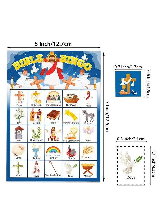 Bible Bingo Game - 24 Players for Adults