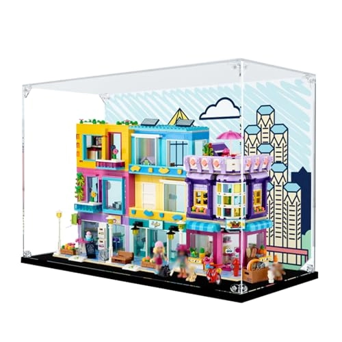 Acrylic Display Case (41704) - 45 x 20 x 30 cm With Background