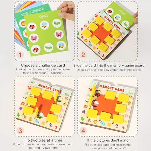 Memory Matching Game - 3-5 10 pieces