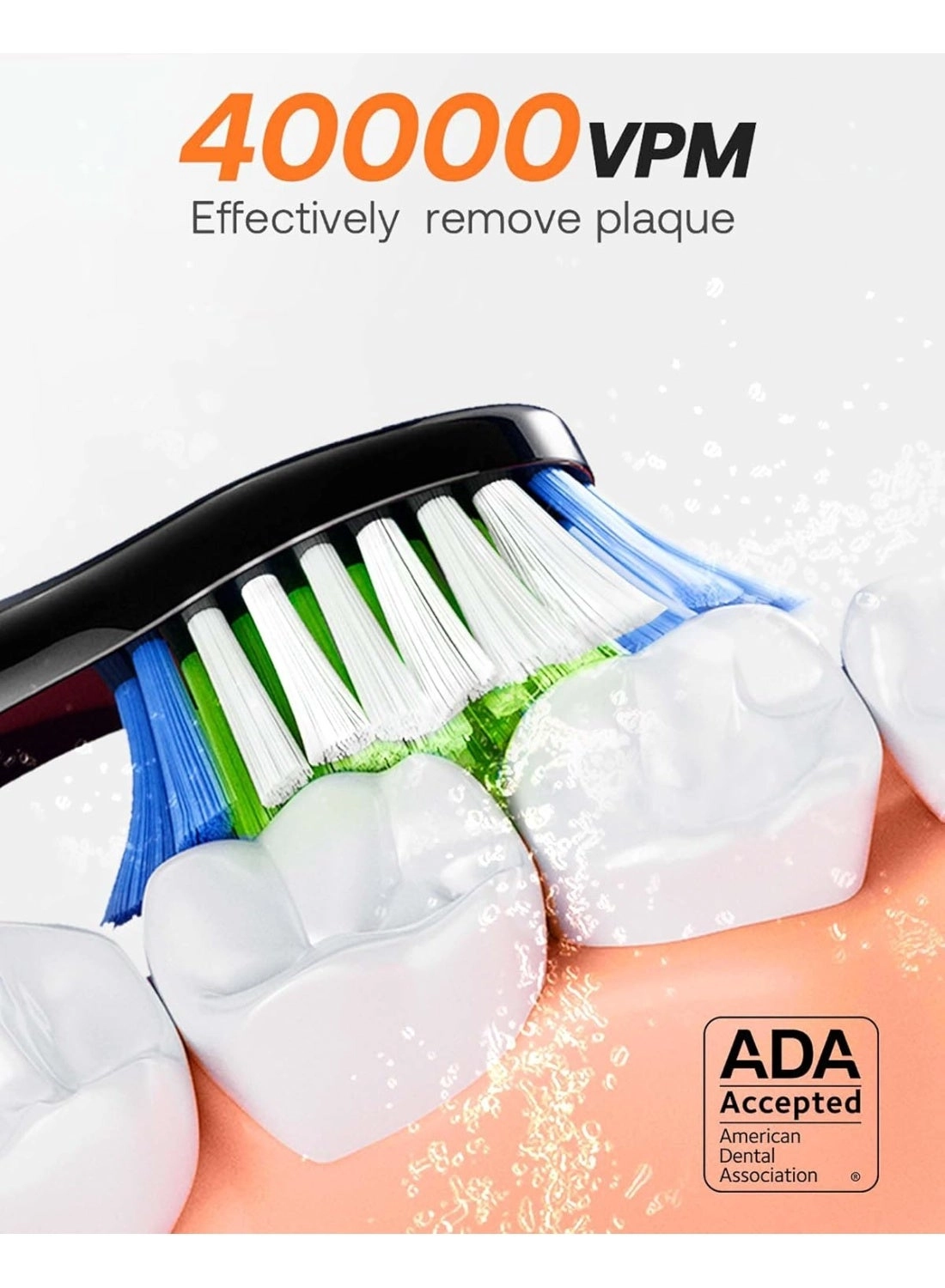 D2 - 40000 movements per minute 8 Replacement Heads 5 Modes