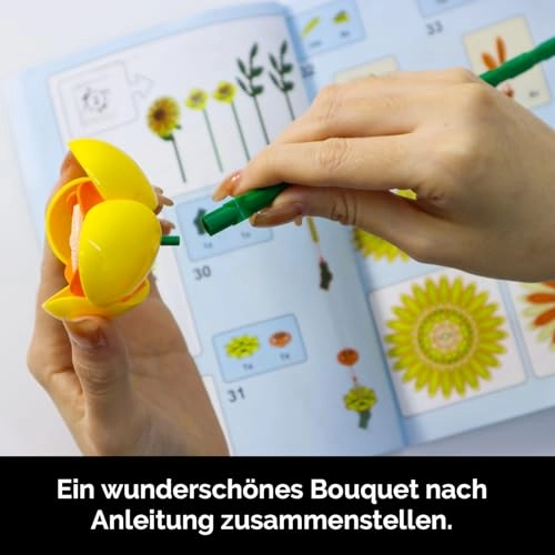 Clamping Building Blocks Flowers - 1183 pcs