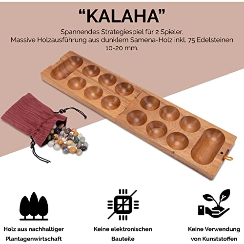 Kalaha Wooden Puzzle (162) - 1 pcs