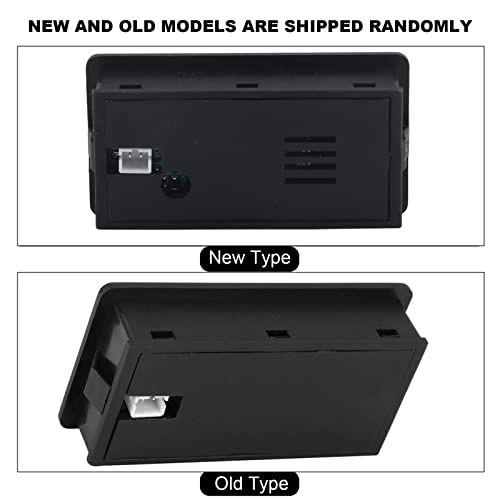 LCD Battery Capacity Indicator - DC8V-100V blue no alarm