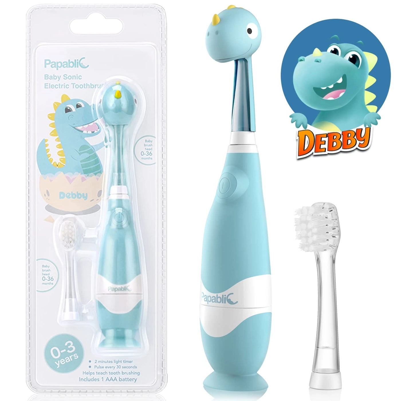 Debby - Toddler Sonic 4 Brush Heads