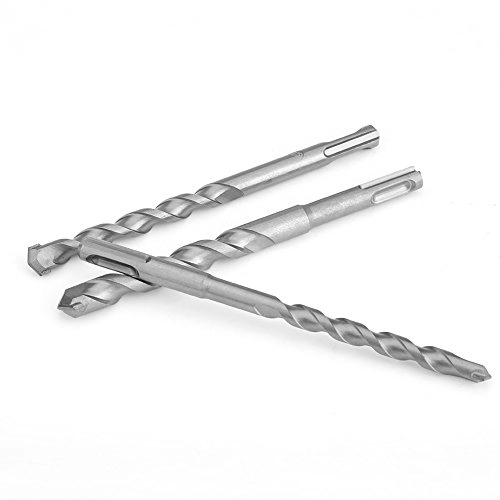 Concrete Drill Bit Set - 6Pcs 40 chrome steel YG8C alloy 6 mm/0.24 inches, 8 mm/0.31 inches, 10 mm/0.39 inches, 12 mm/0.47 inches, 14 mm/0.55 inches, 16 mm/0.63 inches