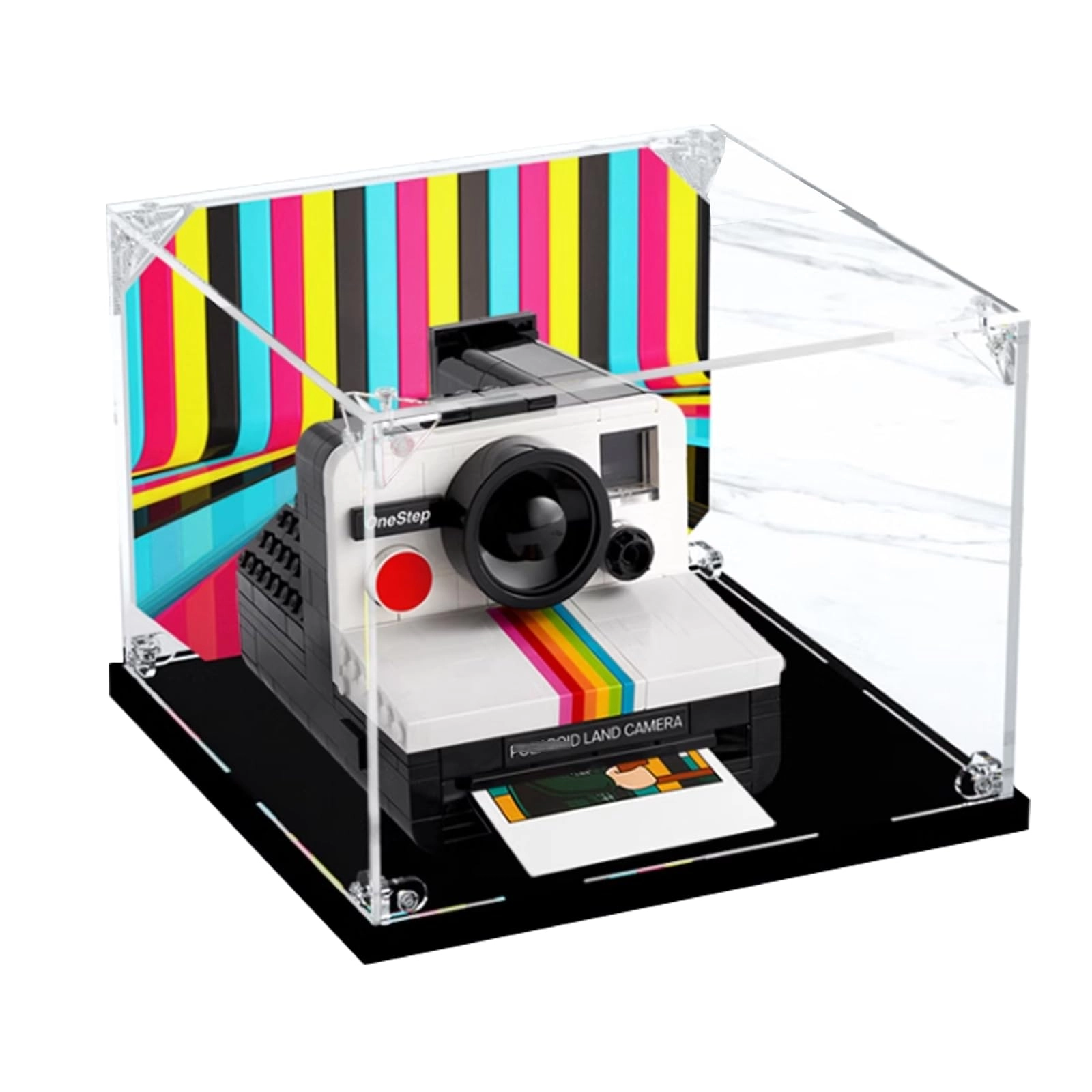 XDHVBES Acrylic Dustproof Display Case - for lego 21345 20x20x15cm