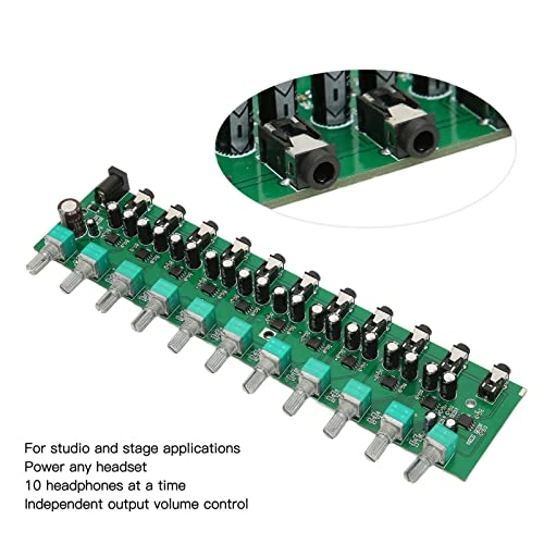 Stereo Headphone Amplifier - 10 Channel High Power