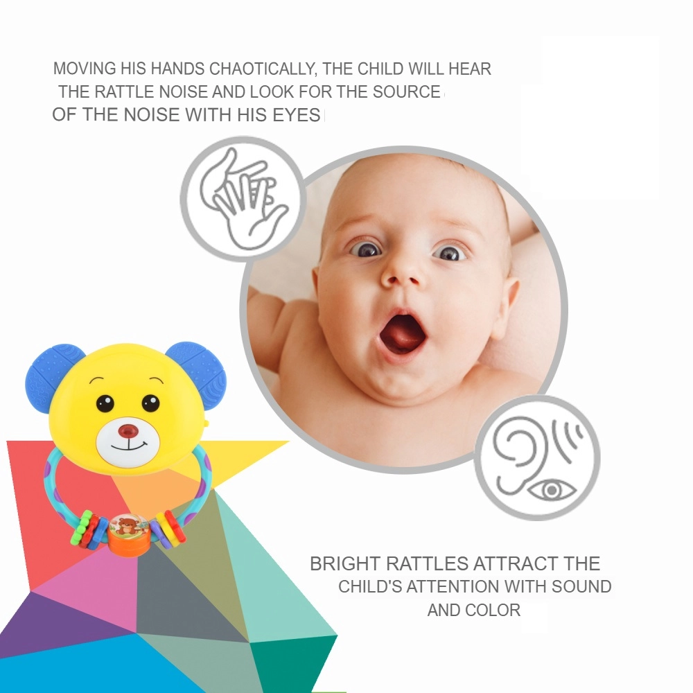 Baby Rattle Toy - 3 months BPA-free