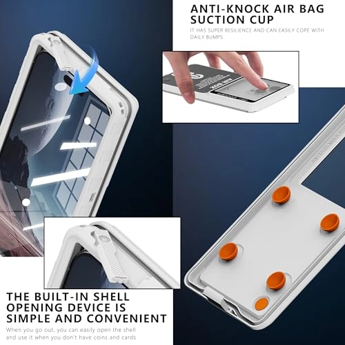 Waterproof Case - Thermoplastic Polyurethane for iPhone 15/14/13/12 Pro Max, Samsung S24/S23 Ultra