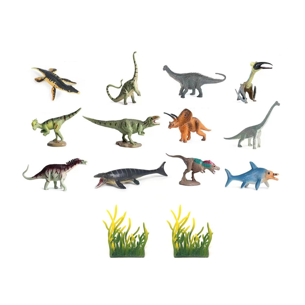 Galaxy Toys Dinosaur Toy Set - (34212842-KZ956_009E) 14 pcs