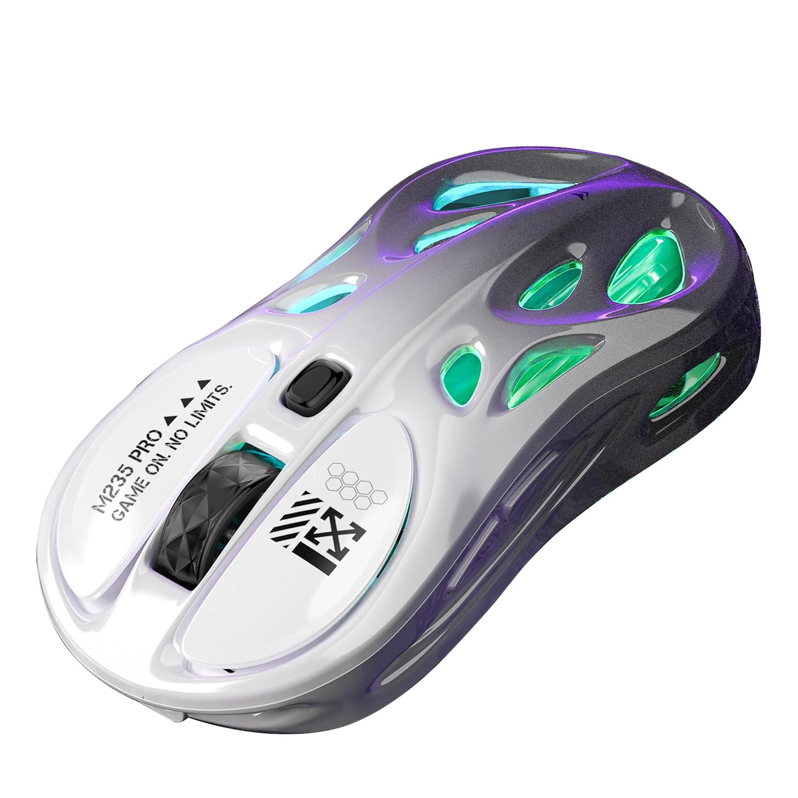 Focket Lightweight RGB Gaming Mouse - Wired Wireless BT