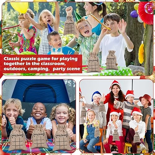 Christmas Tic Tac Toe Game - Kid 100 Set