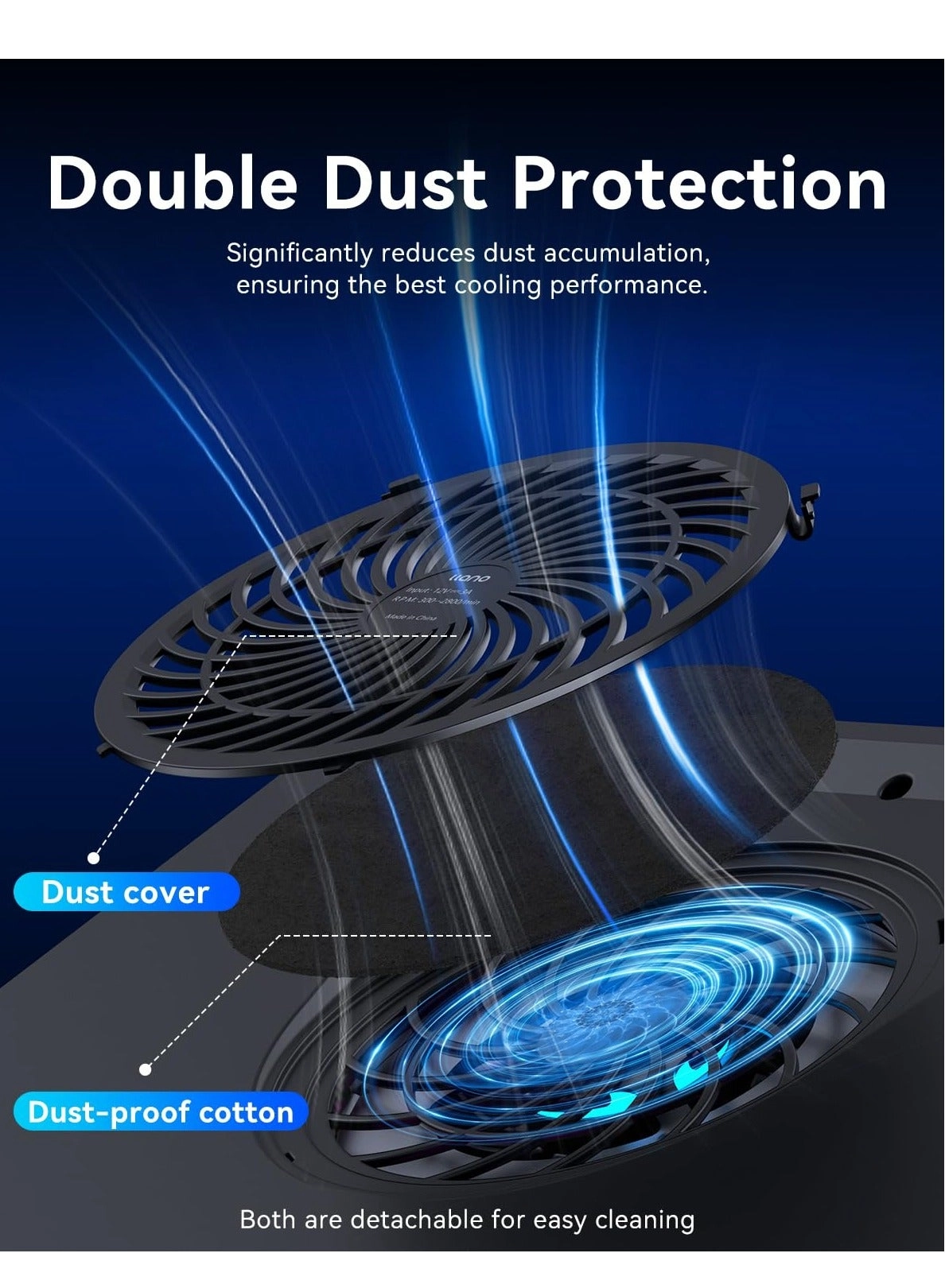 RGB Laptop Cooling Pad - 15-19in