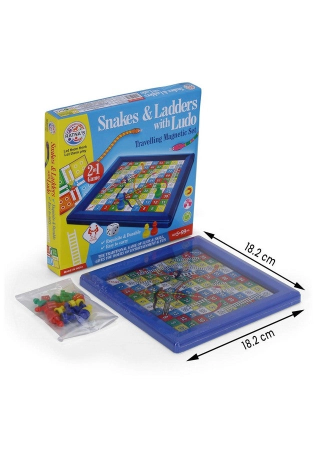 RATNA'S Snakes and Ladders - Magnetic Travelling + Ludo