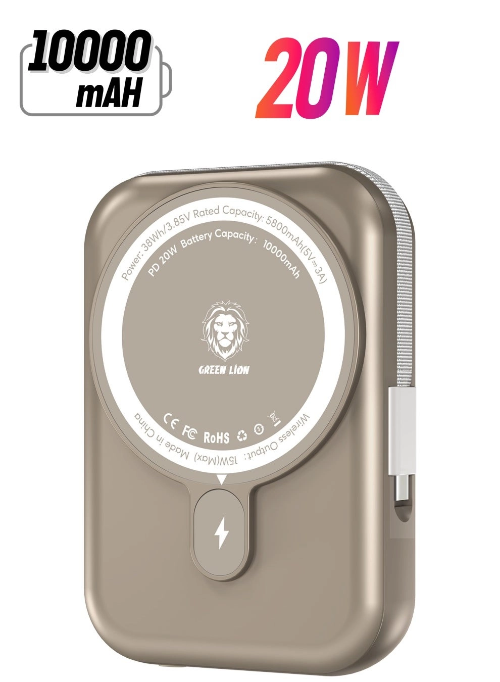 Monaco - 10000 Watt-hour 15 Watt MagSafe