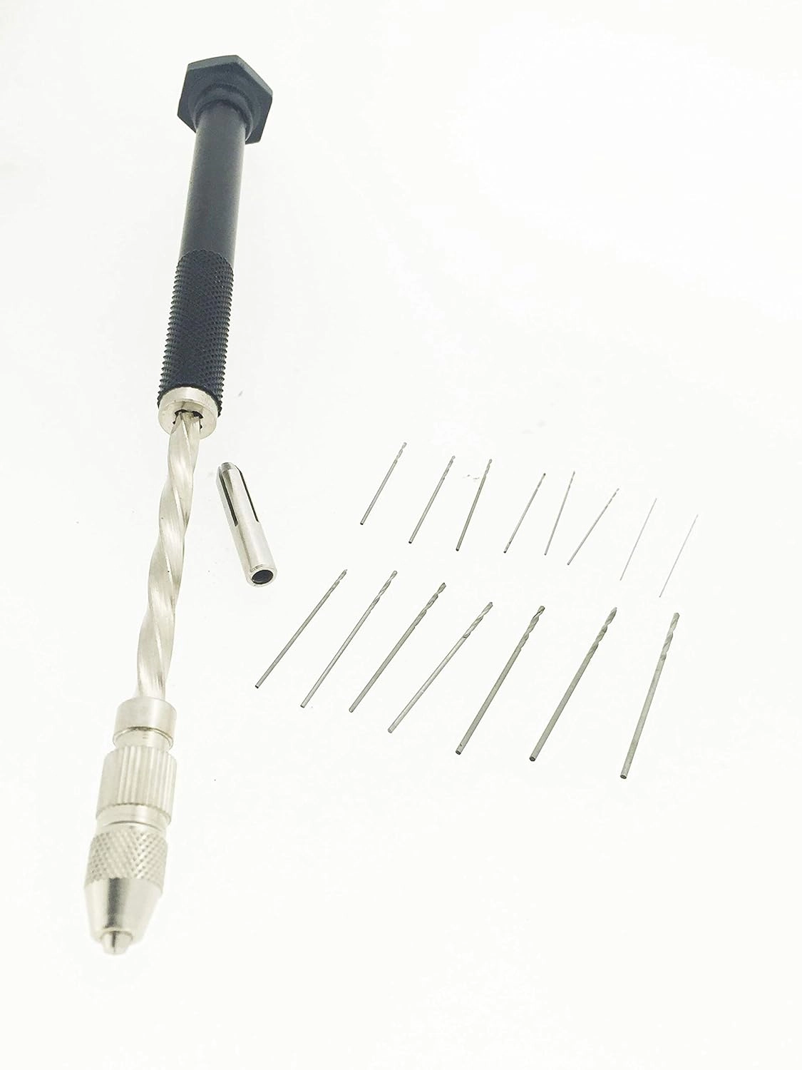 Mini Works - 15Pc Drill Bits 030 to 100 mm Black