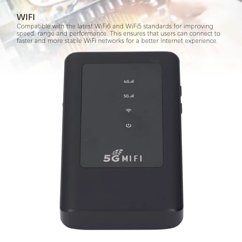 Portable WiFi Hotspot - 5G WiFi6 433Mbps