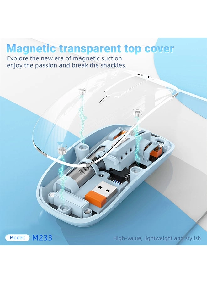 Transparent Magnetic Mouse - Wireless