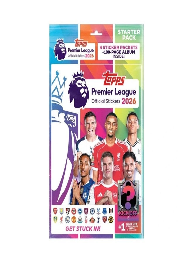 Topps Album + Premier League Stickers - 31pcs
