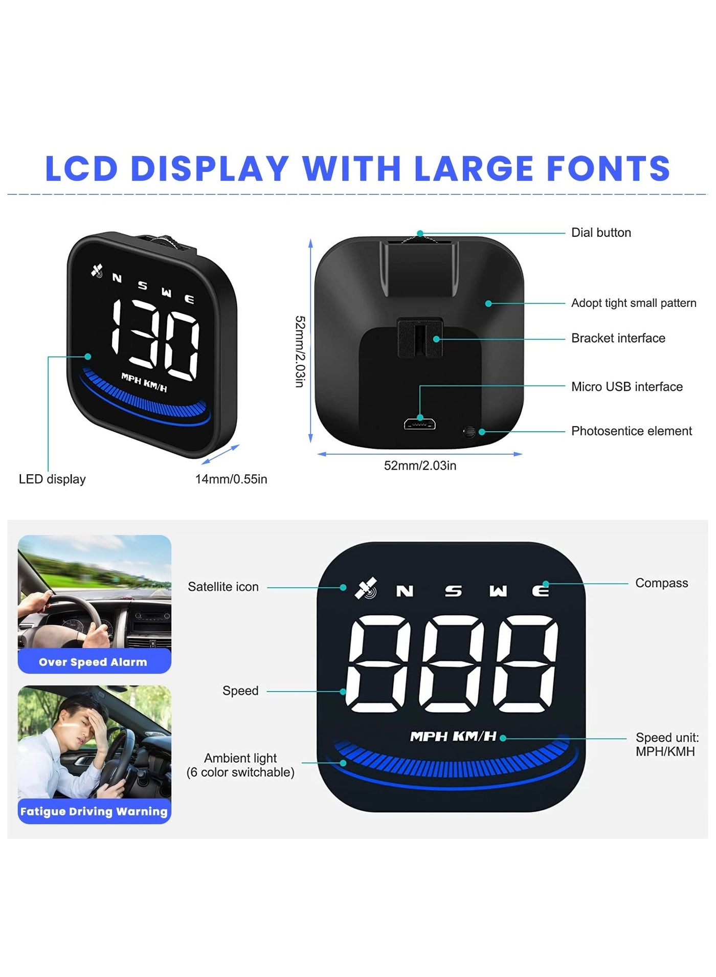 gsw24 - 2.2 inch LCD GPS