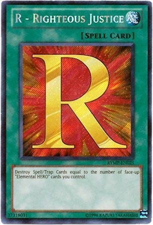 Yu-Gi-Oh! Righteous Justice RYMP-EN025 - Ra Yellow Mega-Pack Unlimited Edition Secret Rare