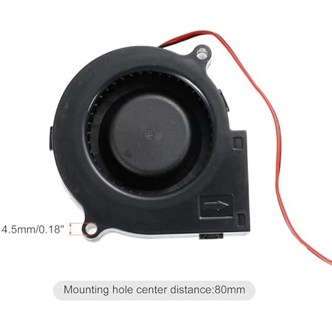 DC BRUSHLESS FAN - 2PCS 75X75X30MM