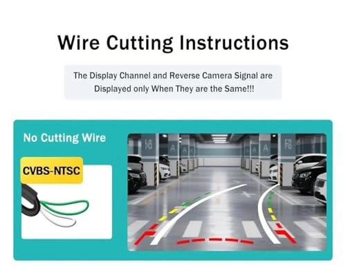 Rear View Parking Camera - Night Vision Wire
