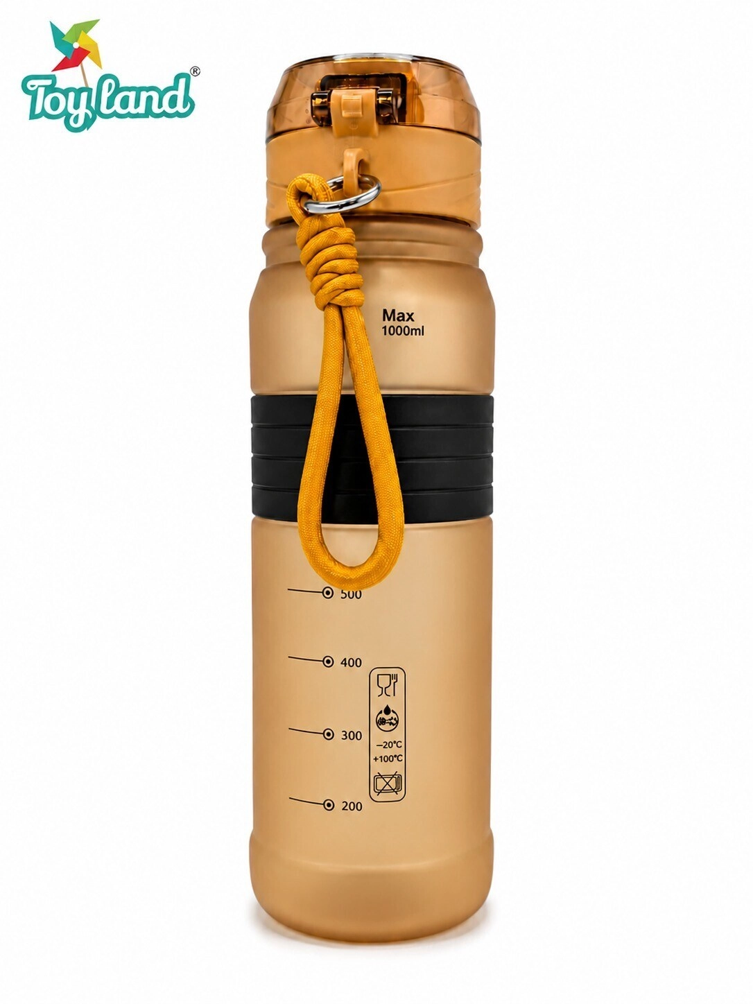 Portable Sports Water Bottle - Flip-top lid 500 ml