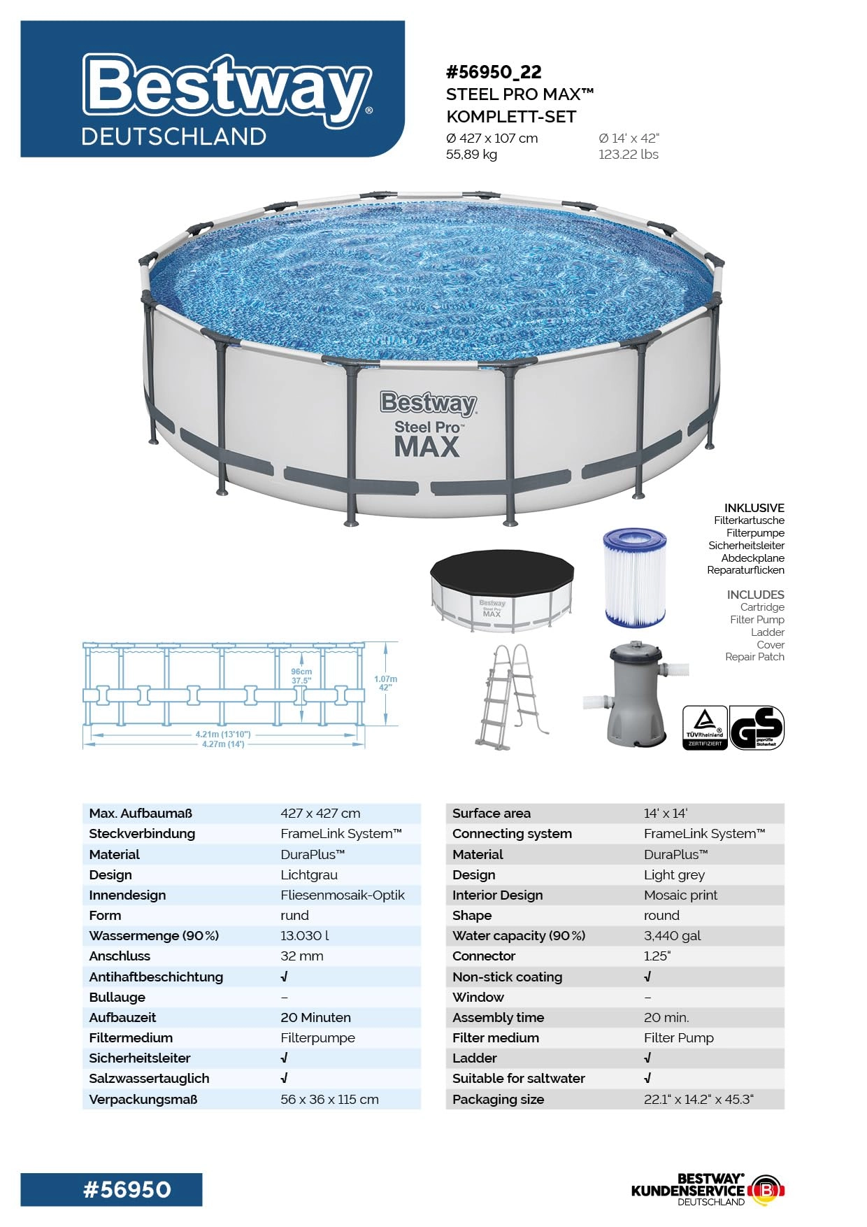 Steel Pro MAX - 14' 4024 Gallons