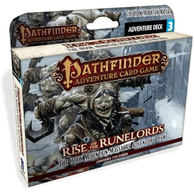 rayihni PATHFINDER ADVENTURE CARD GAME: RISE OF THE RUNELORDS DECK 3 - THE HOOK MOUNTAIN MASSACRE ADVENTURE