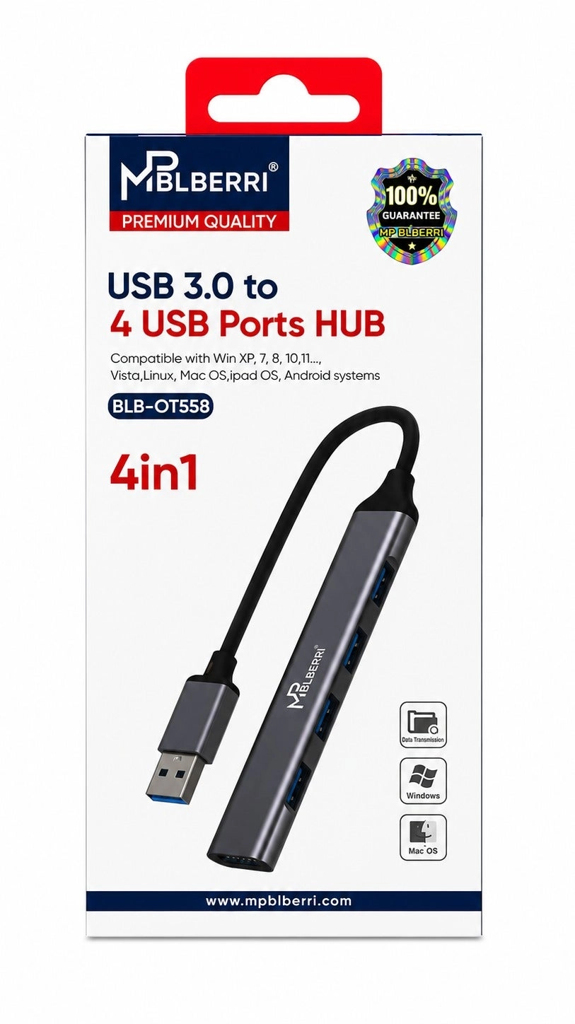 Type-C to 4 USB Ports HUB