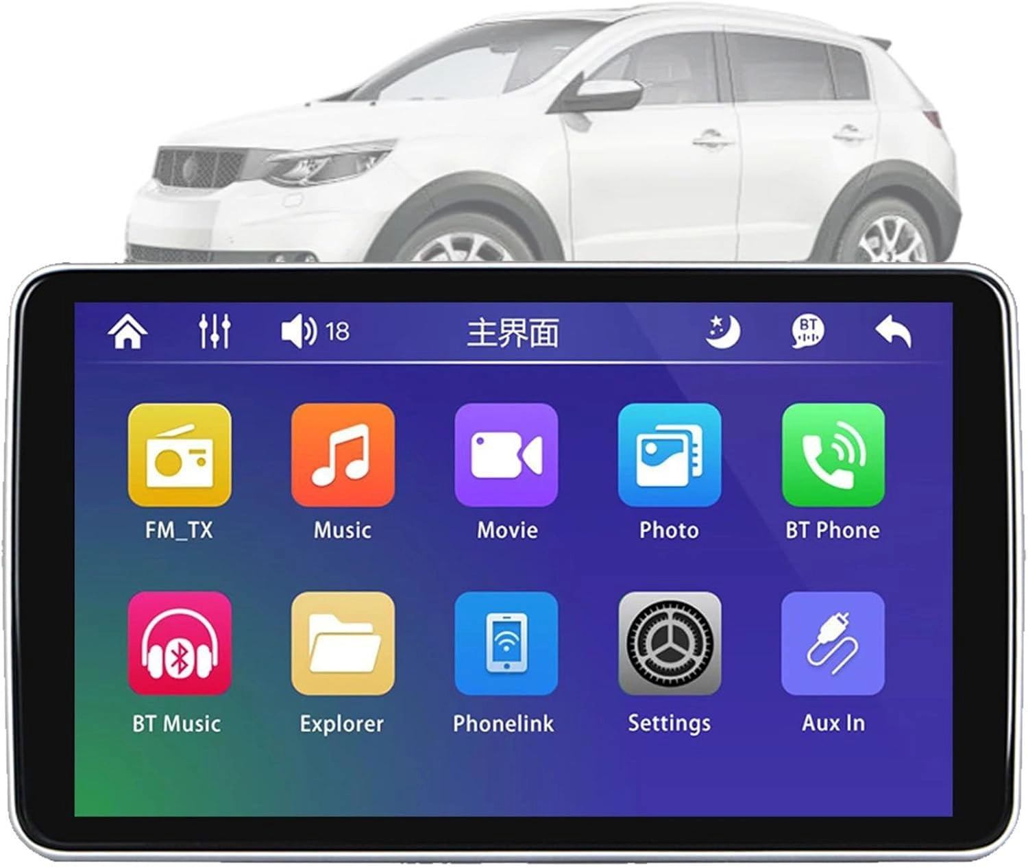 car headrest display - 10.1 Inch