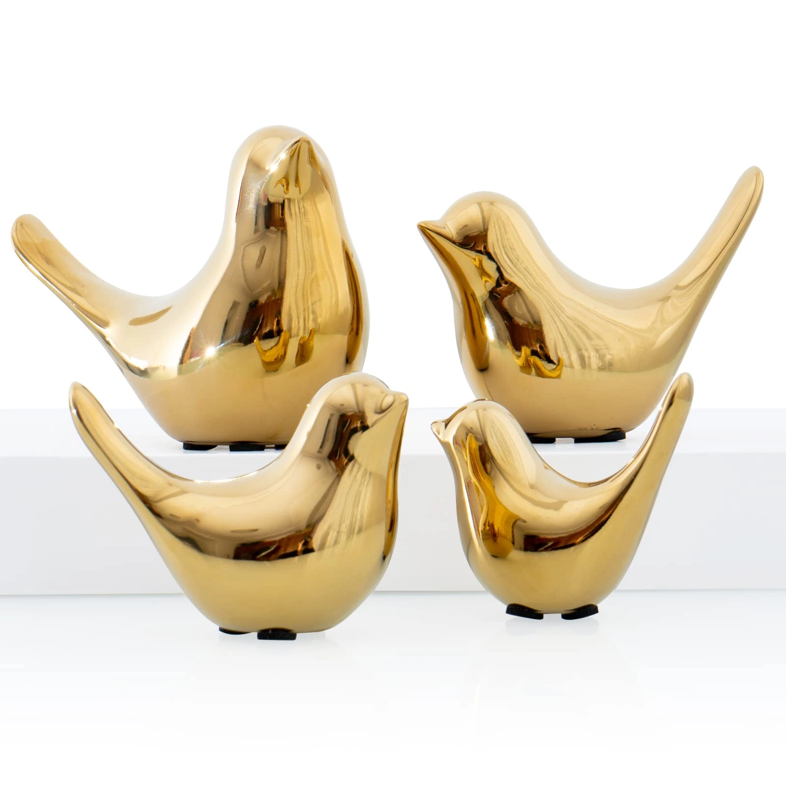 White Birds Statues - Ceramic