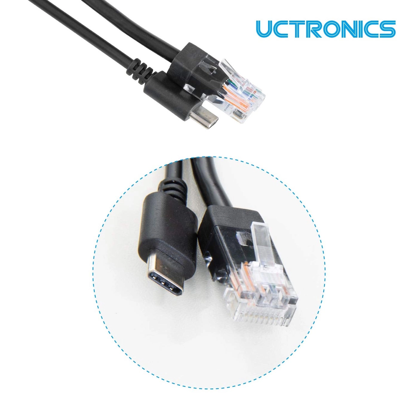 USB-C PoE Splitter - 5V/4A 802.3at Gigabit